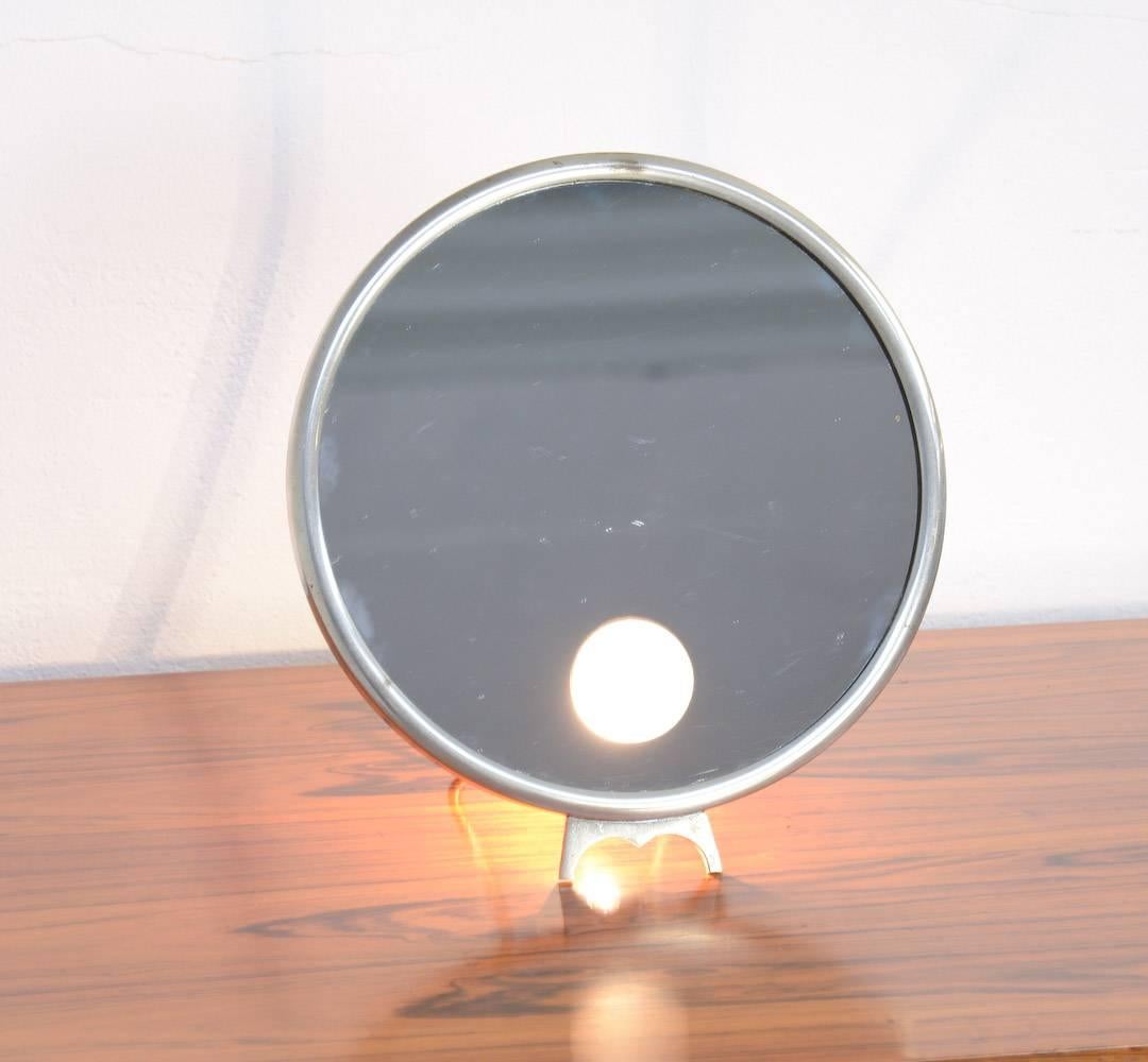 Illuminated Standing Mirror Le Mirophar by Brot Miroir, Paris In Good Condition In Vlimmeren, BE