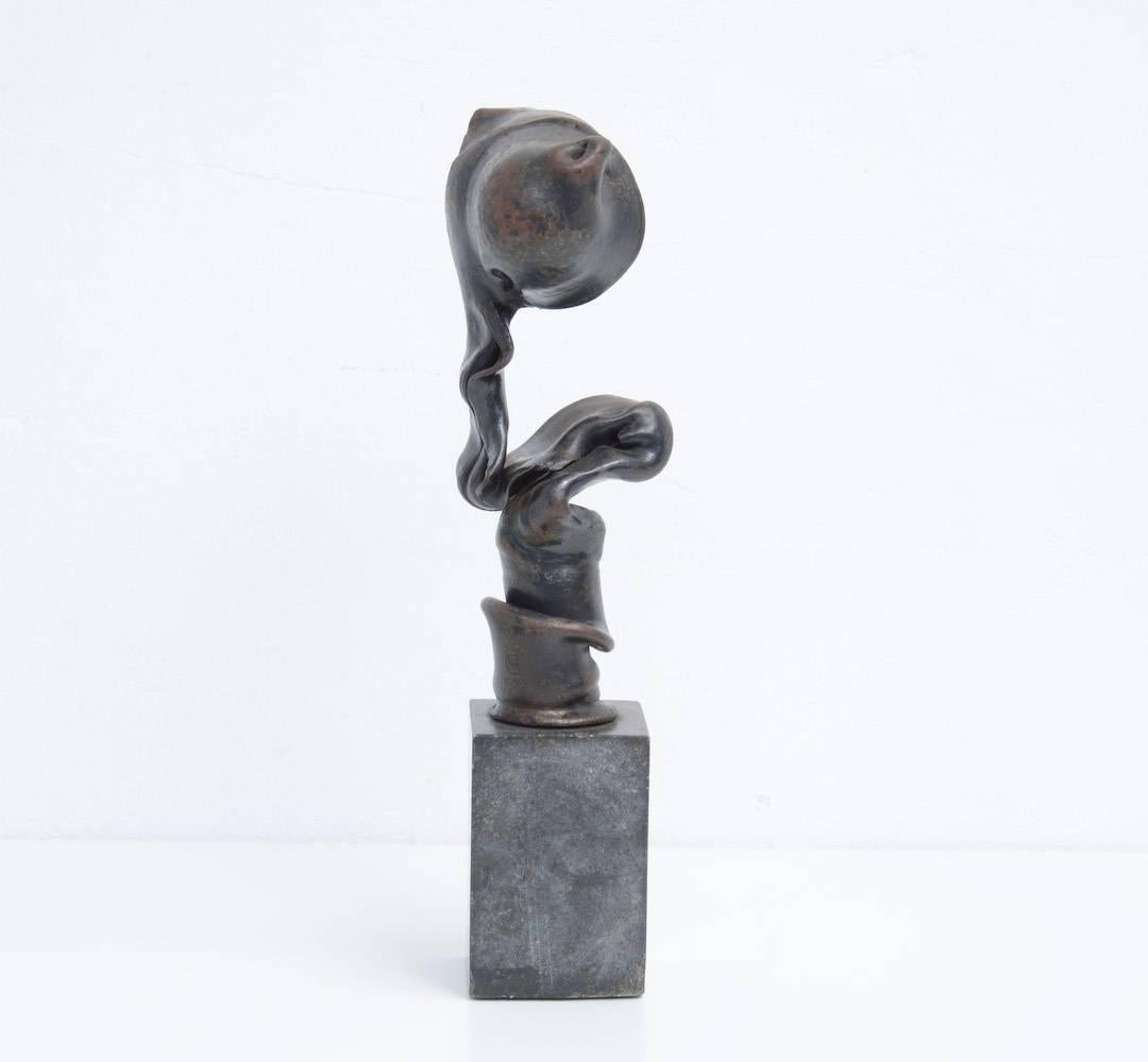 Abstract Metal Sculpture by Nico Betjes, 1976 In Good Condition In Vlimmeren, BE