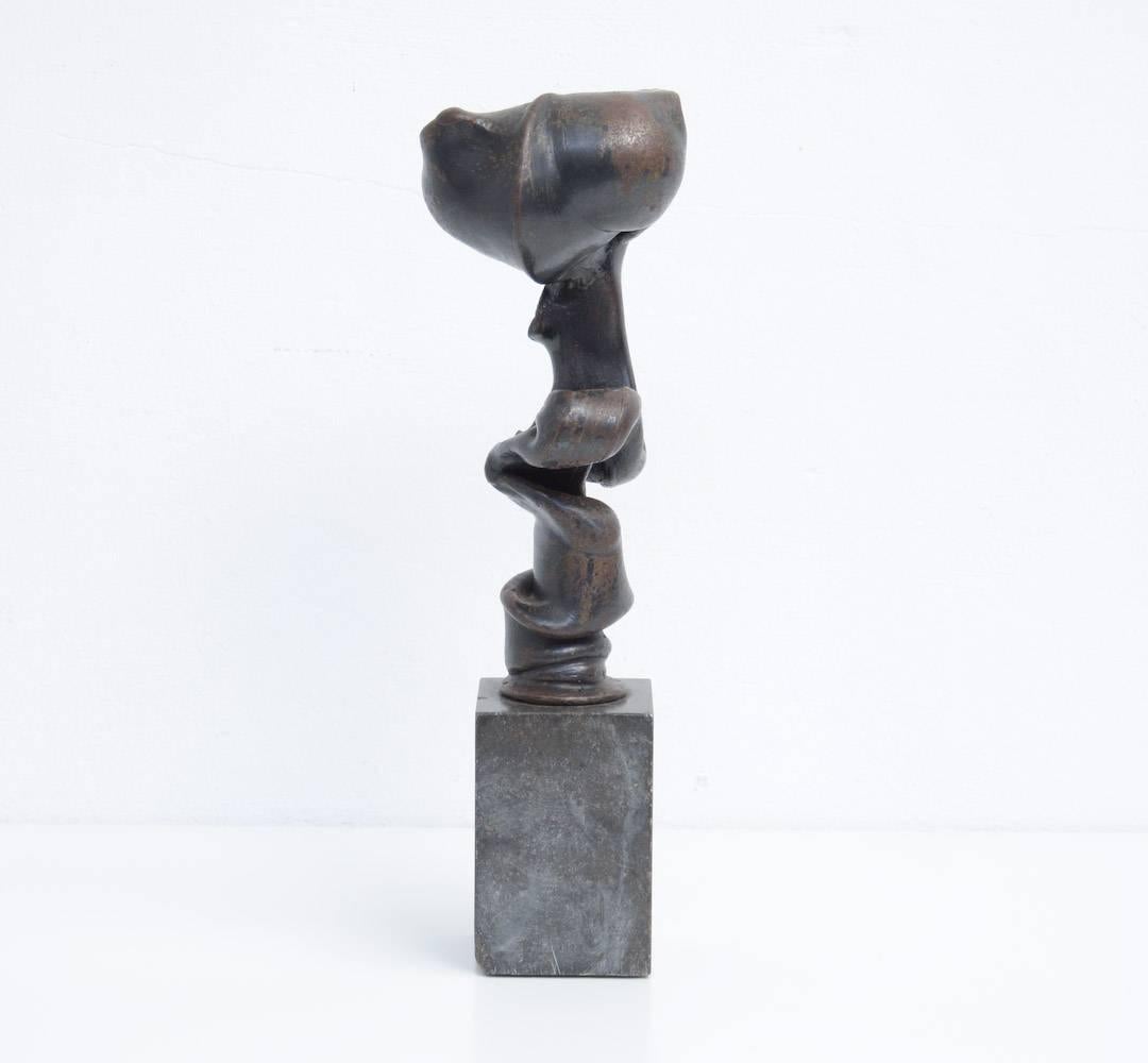 Abstract Metal Sculpture by Nico Betjes, 1976 4