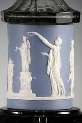 Rare Pair of "Baccarat" Crystal and "Wedgwood" Candelabras