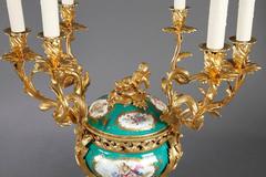 19th Century Ormolu Porcelain Centerpiece, Sèvres Manufacture