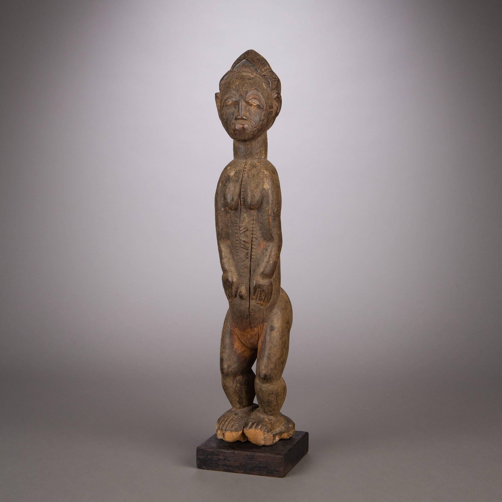 Ivorian Late 19th Century Tribal Baule Figure