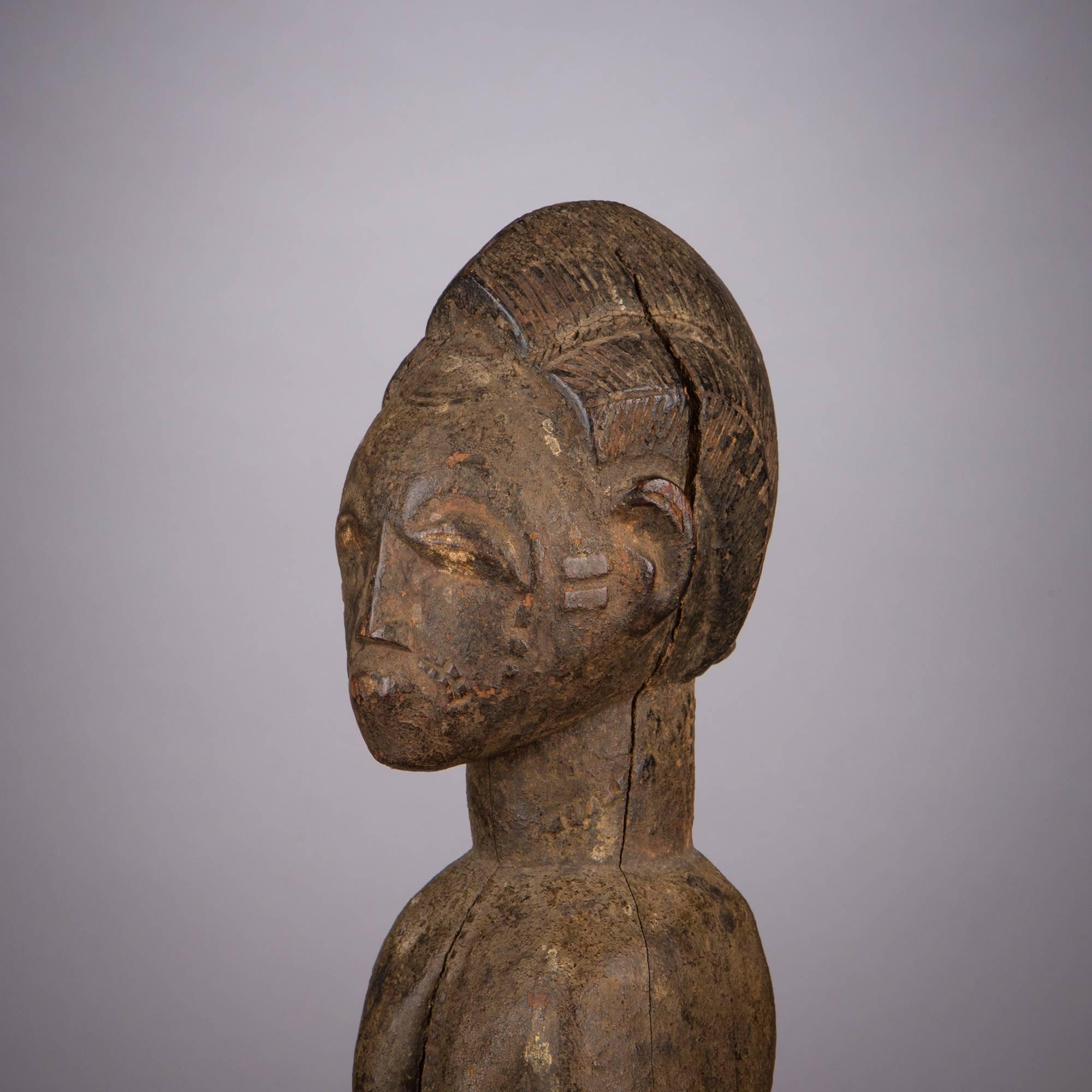 Late 19th Century Tribal Baule Figure 2