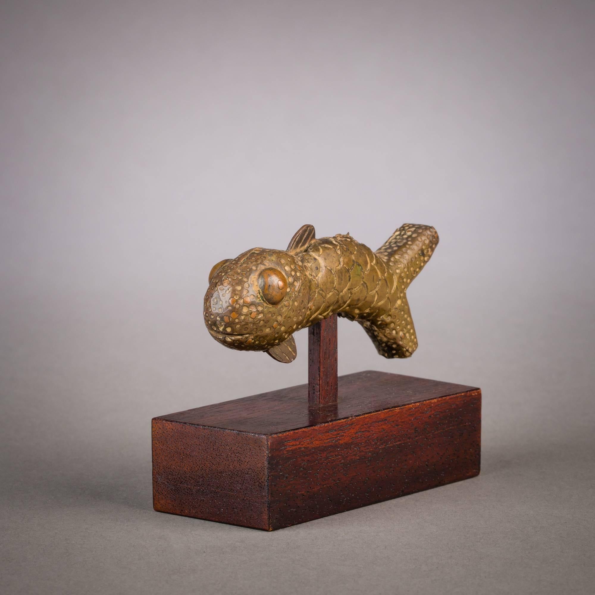 19th Century Tribal Dahomey Fish Figurine 2