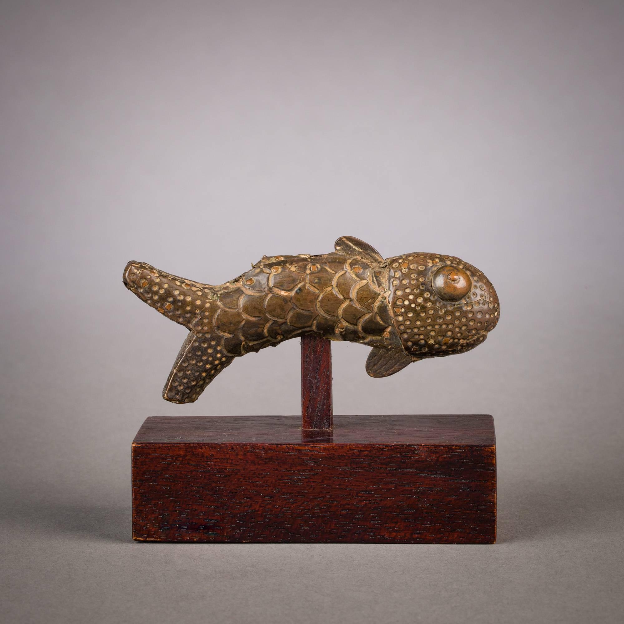 19th Century Tribal Dahomey Fish Figurine 1