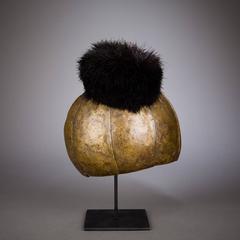 Late 19th Century Tribal Lotuko Copper Helmet