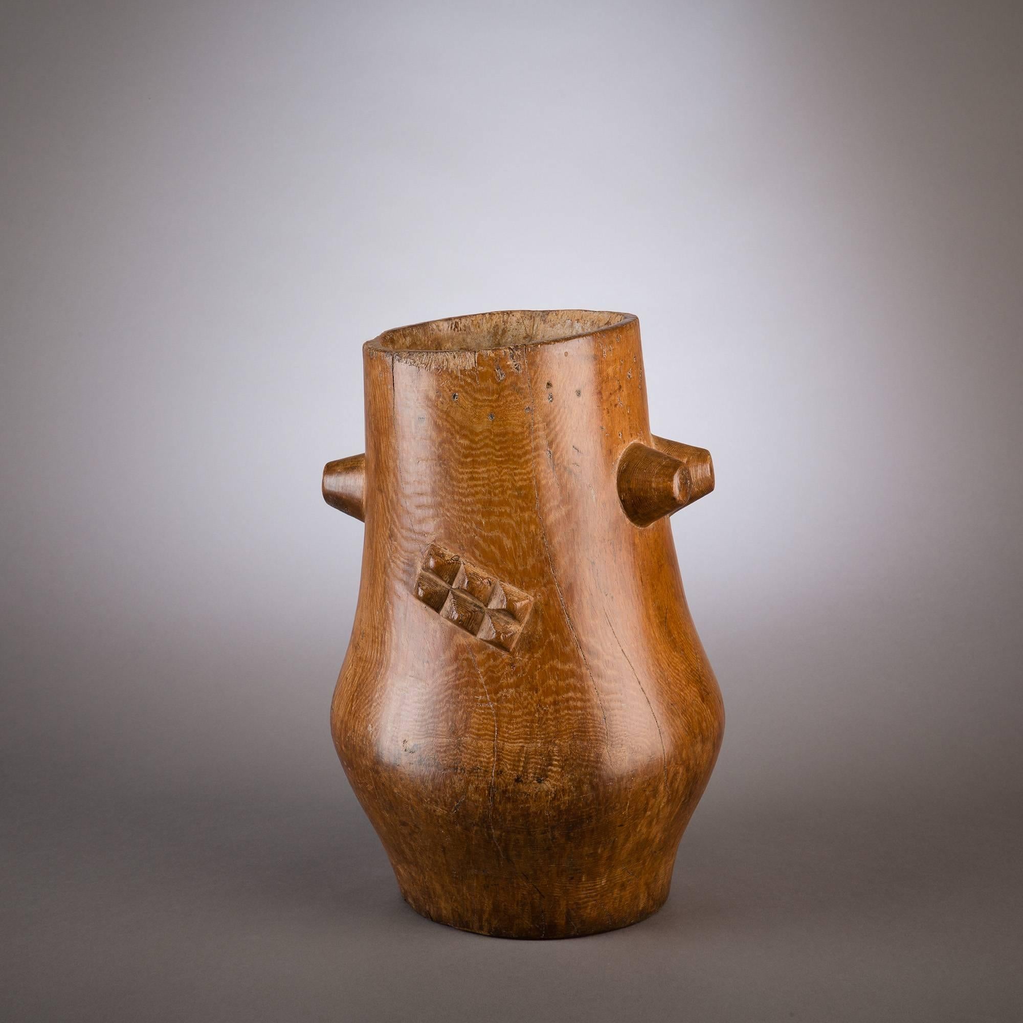South African Late 19th Century Tribal Zulu Milk Pail