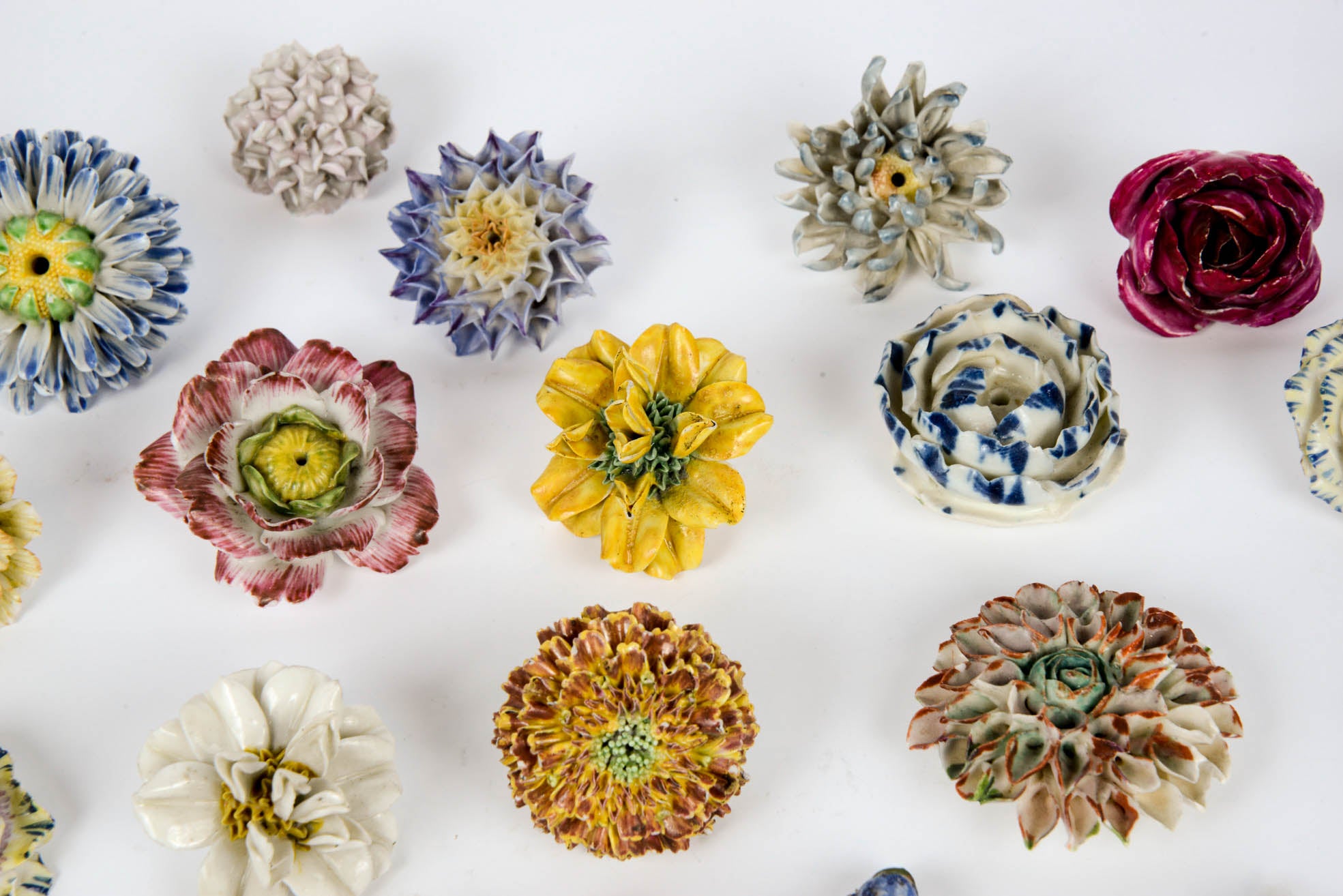 18th-19th Century Continental Porcelain Flowers 3