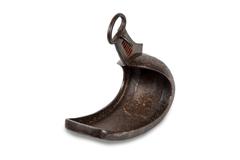 18th Century Pair of Samourai Lacquered Abumi Stirrups