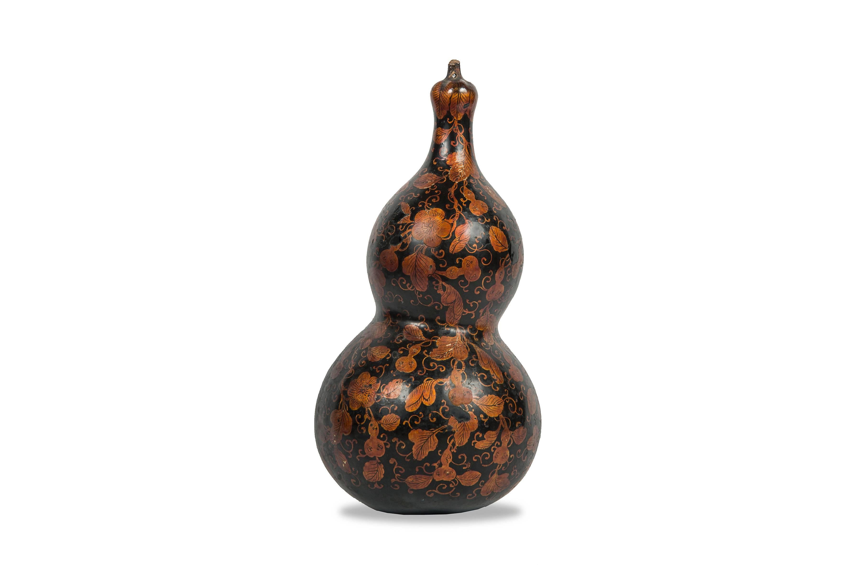 Meiji Japanese Lacquered Calabash In Good Condition In Paris, FR