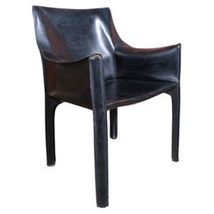 1980's Mario Bellini for Cassina Cab 413 Armchair