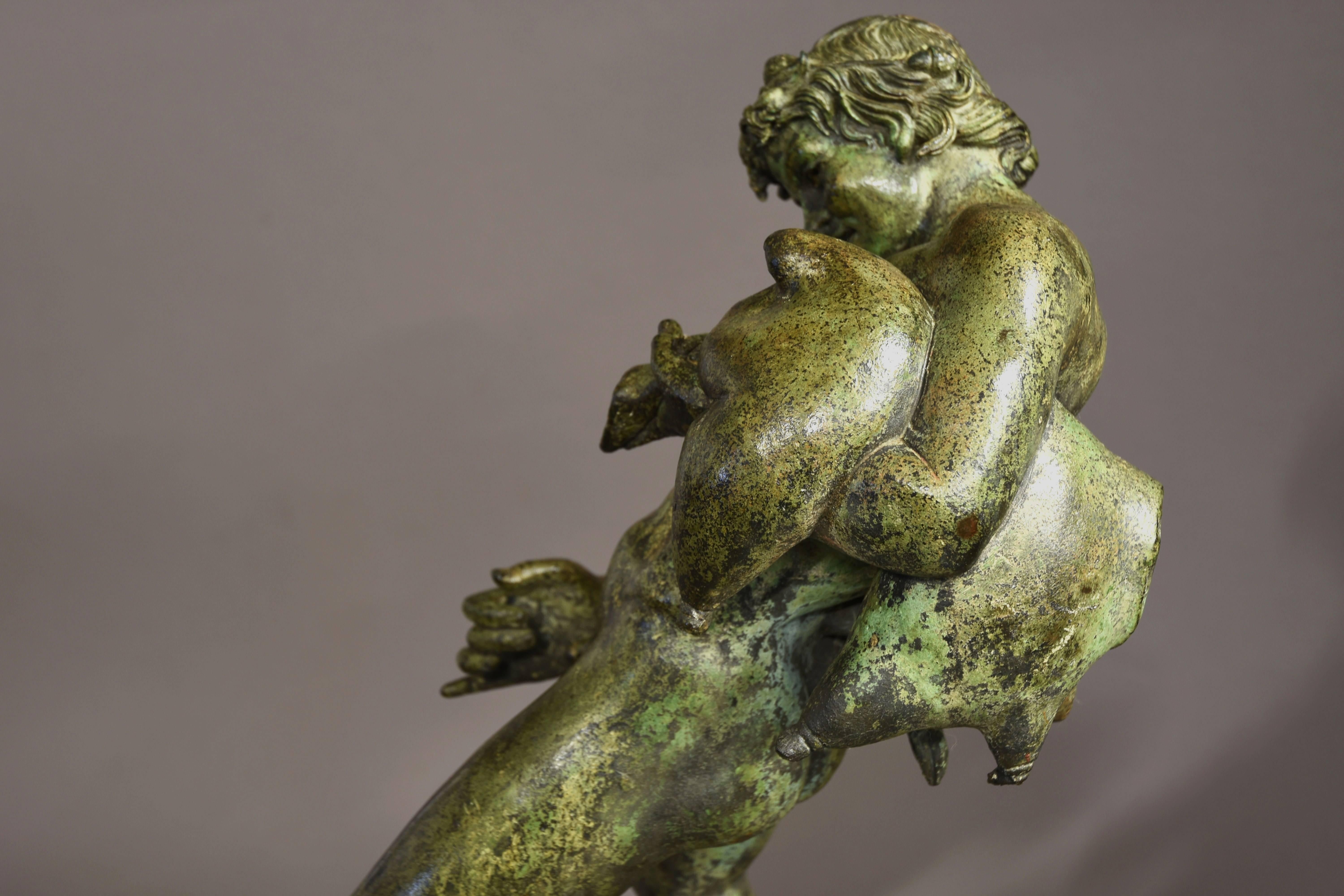 Late 19th Century Late 19th-Early 20th Century Grand Tour Style Bronze of Bacchus For Sale