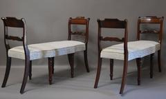 Superb Pair of Early 19th Century Mahogany Window Seats