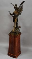 Superb Quality 19th Century French Bronze Le Genie du Travail, Emile Picault