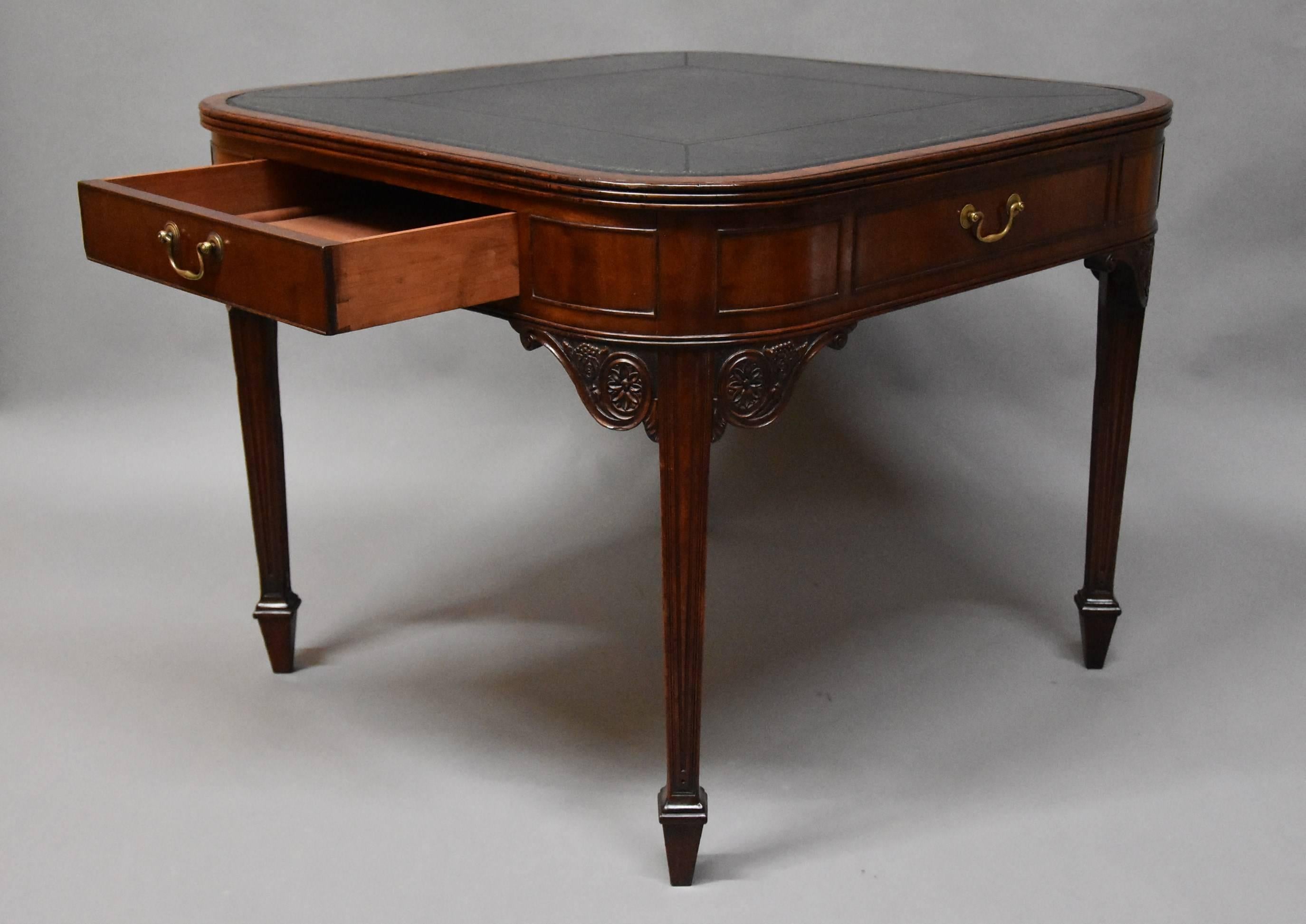 English Mid-Late 19th Century Writing Table of Unusual Form 2