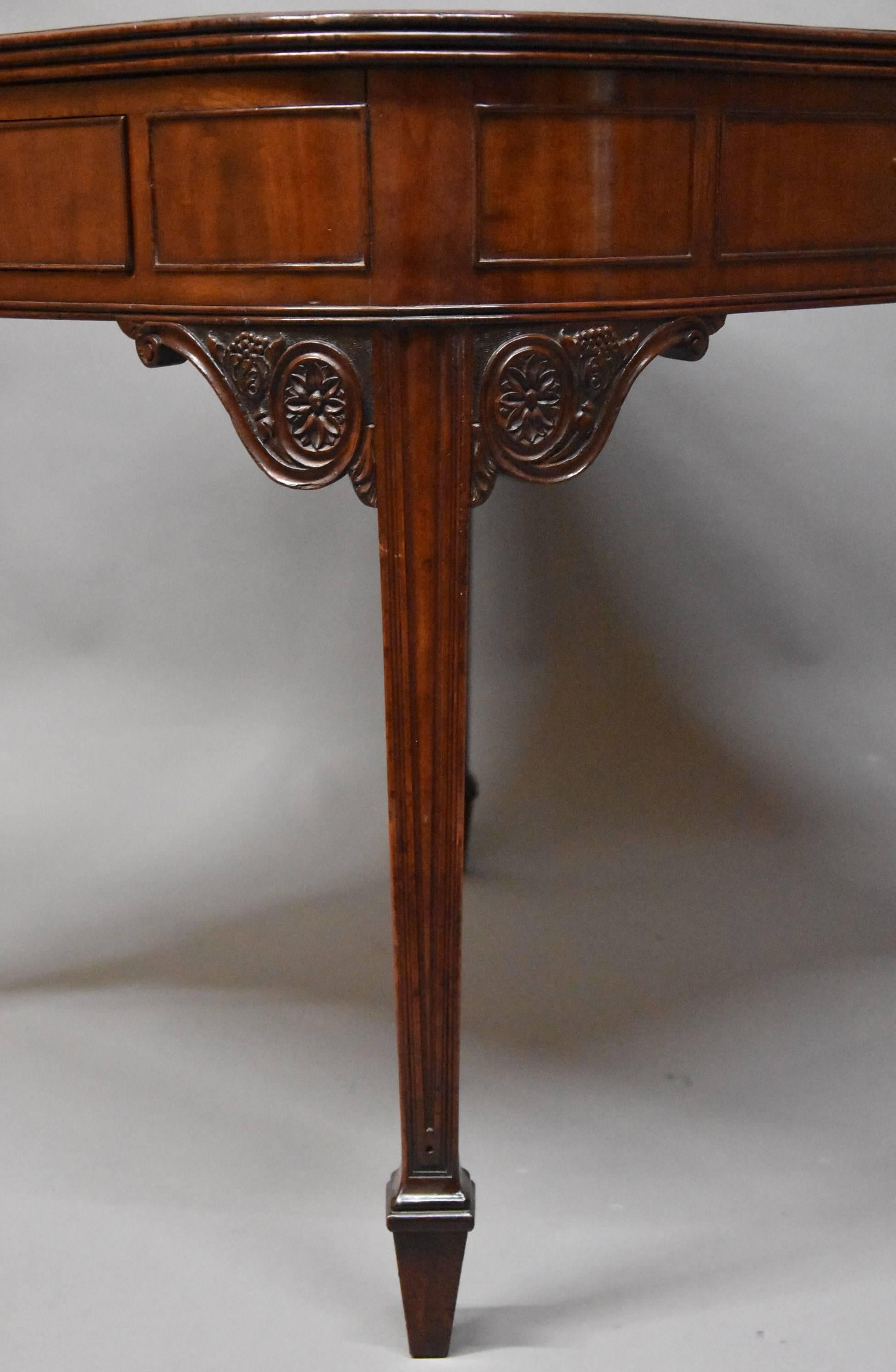 English Mid-Late 19th Century Writing Table of Unusual Form 6