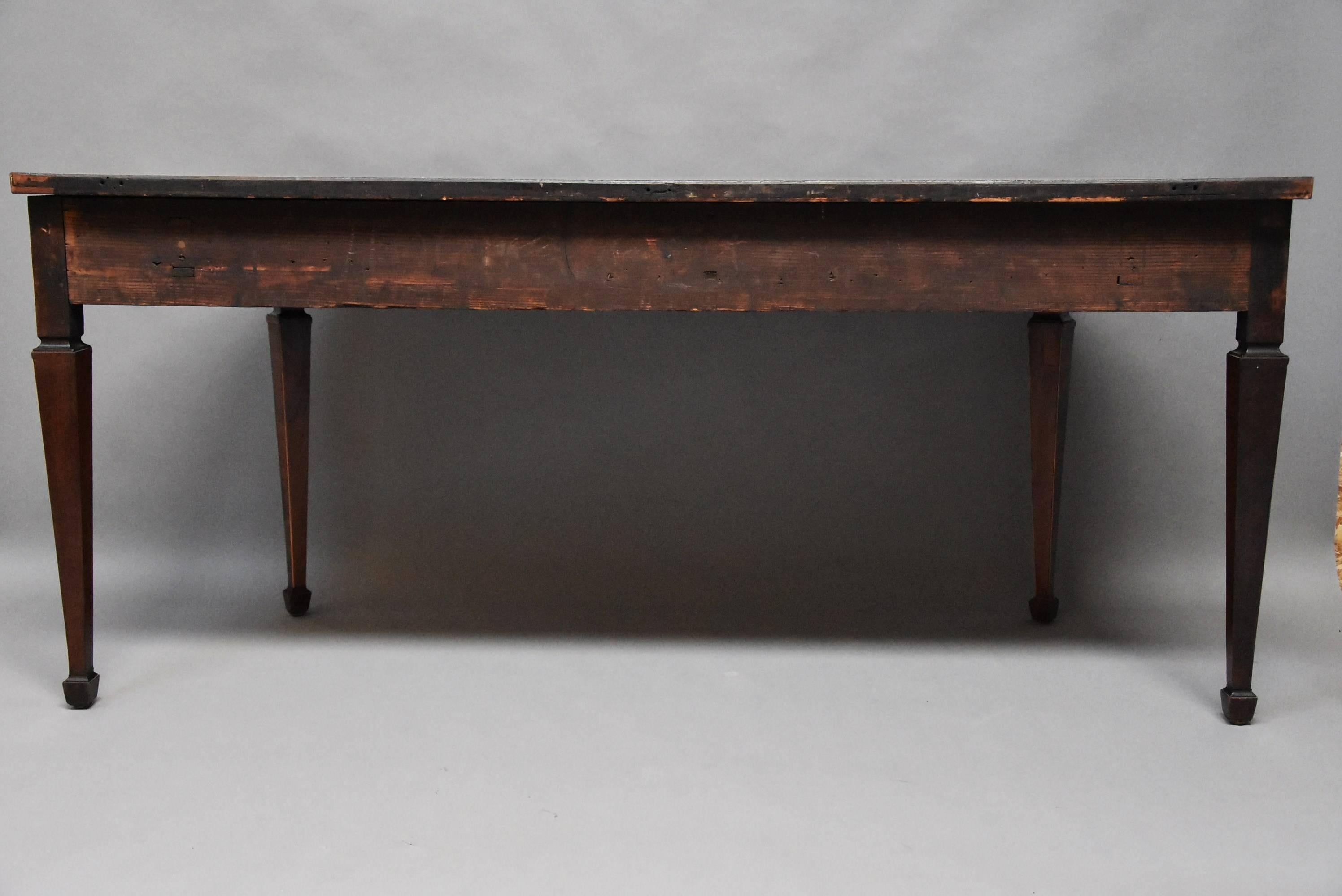 Rare and Fine Quality Late 18th Century Sheraton Period Mahogany Side Server For Sale 5