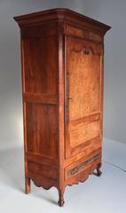 Late 18th Century Louis XV Fruitwood & Burr Elm Bonnetiere of Superb Patina