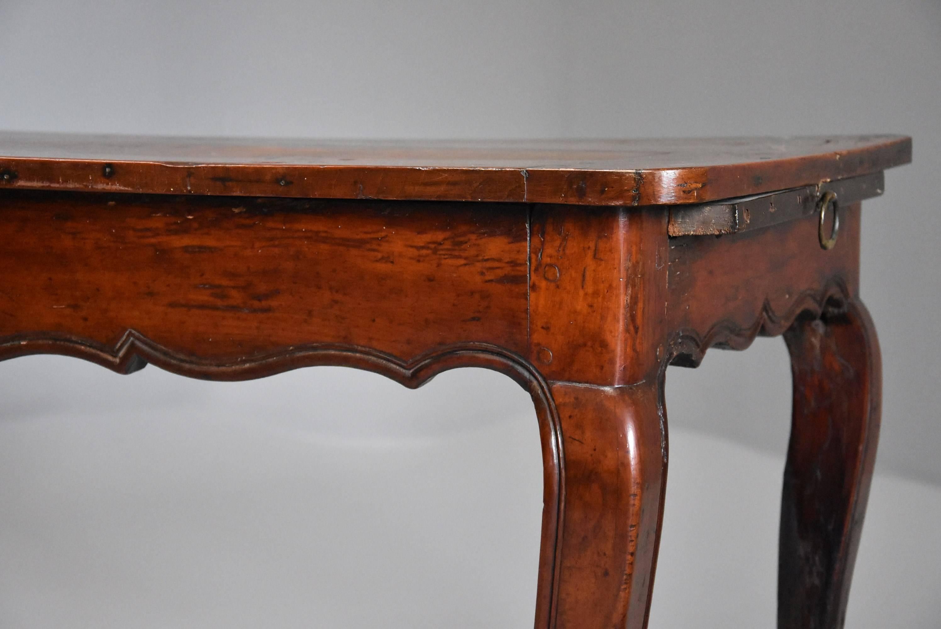 18th Century French Fruitwood 'Cherry' Farmhouse Table with Superb Patina 5