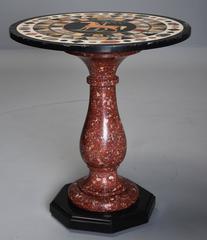 Superb Quality Mid-19th Century Maltese Pietra Dura Marble Centre Table