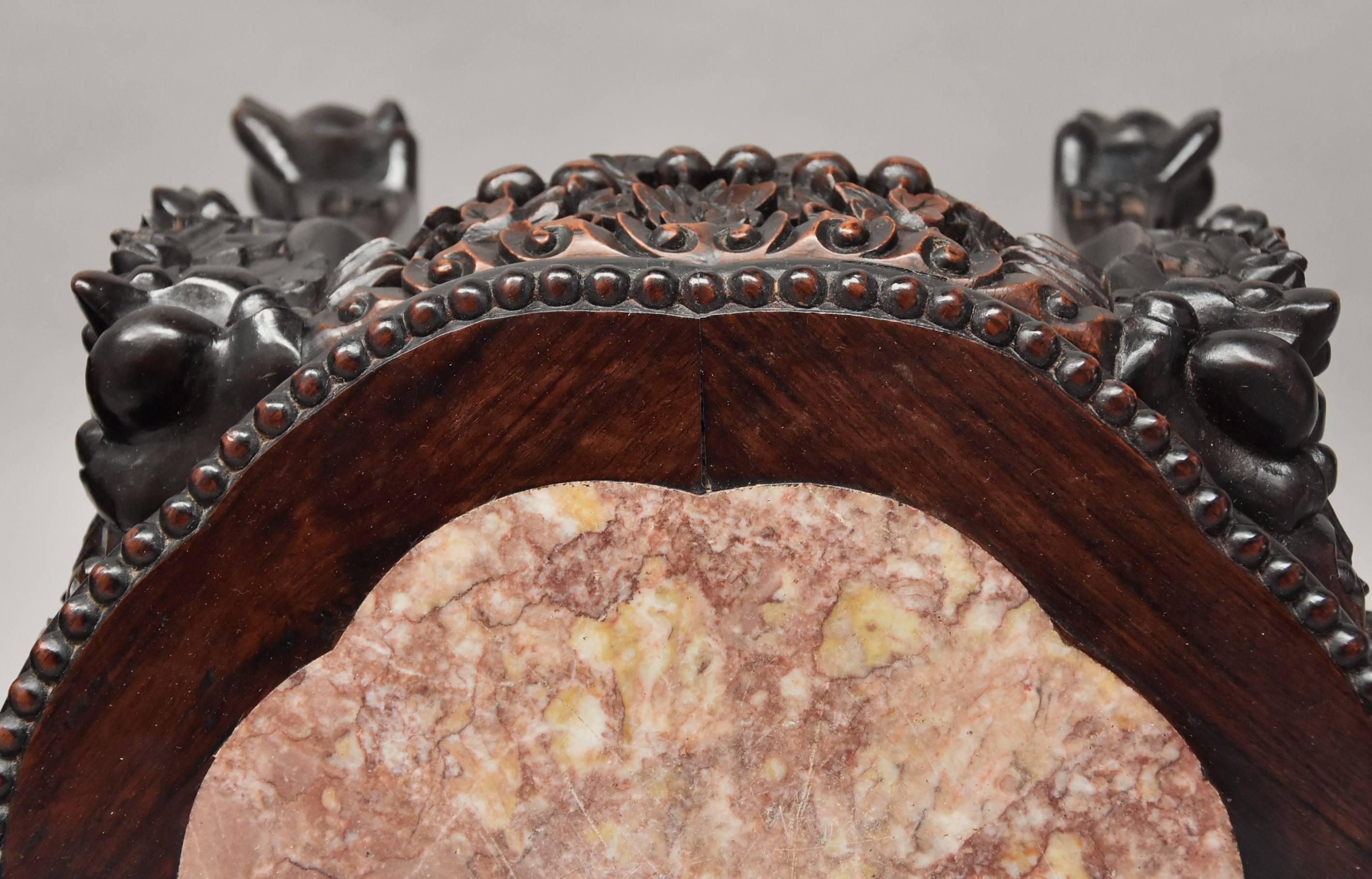 Pair of Late 19th Century, Chinese Pot Stands or Low Tables 5