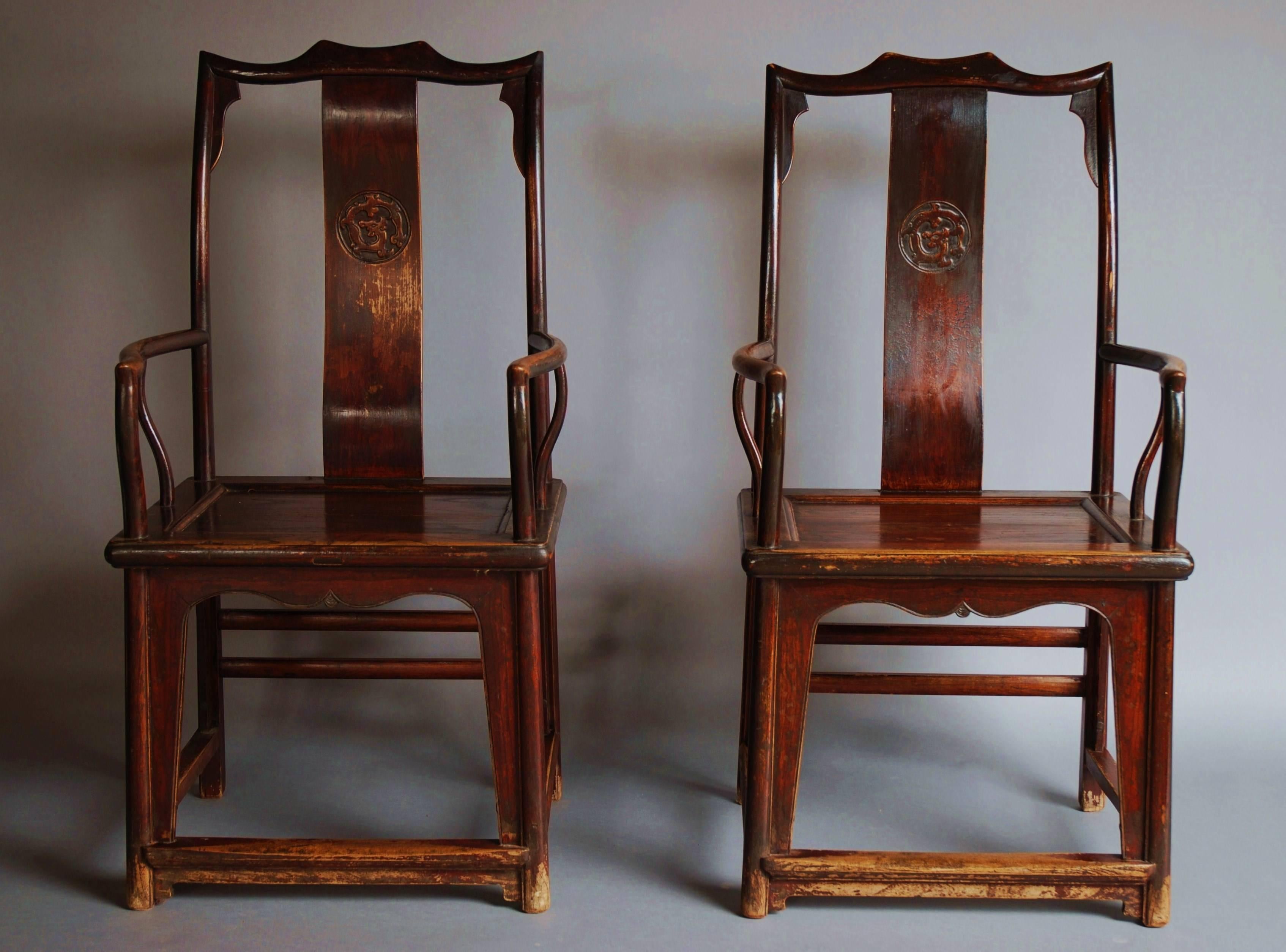 chinese yoke back chair