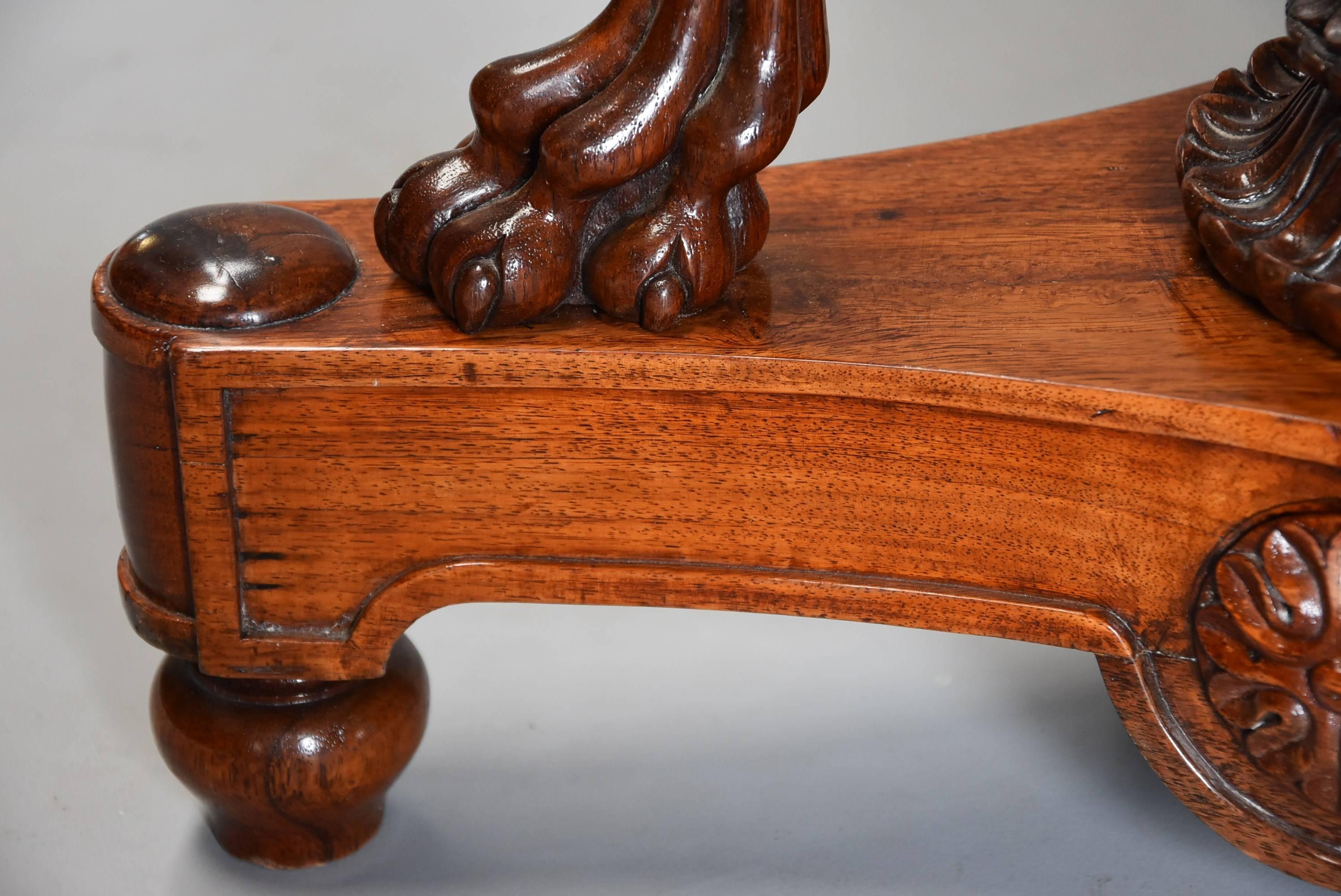 19th Century Highly Decorative Indian hardwood Carved Jardiniere/Wine Cooler For Sale 6