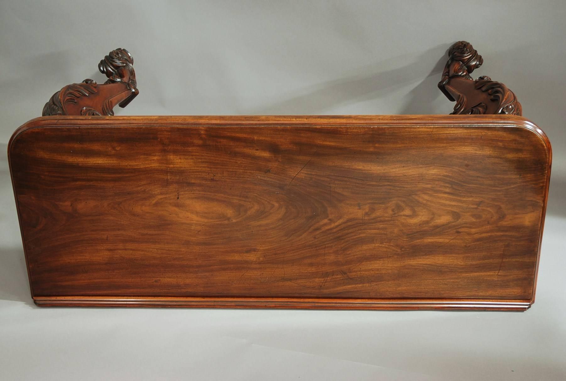 Superb Quality William IV Mahogany Console Table in the Manner of Gillows 5