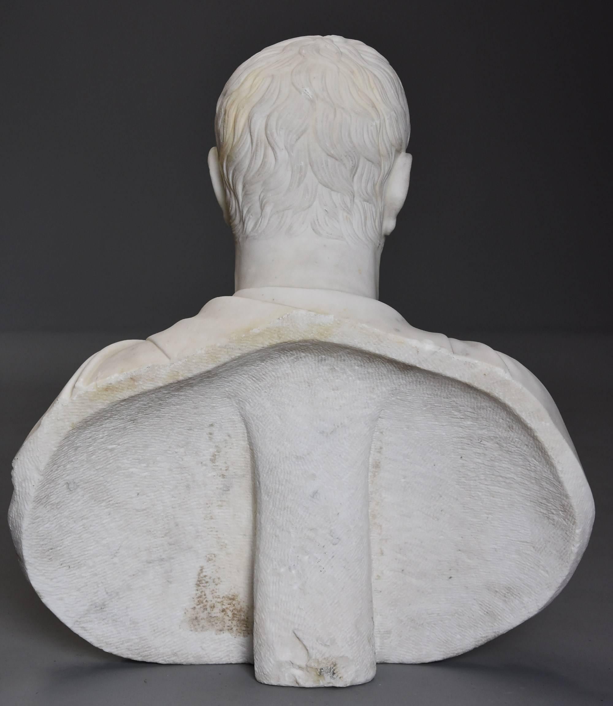 Superb and Rare Larger Than Life Marble Bust ‘the Capitoline Brutus' For Sale 2