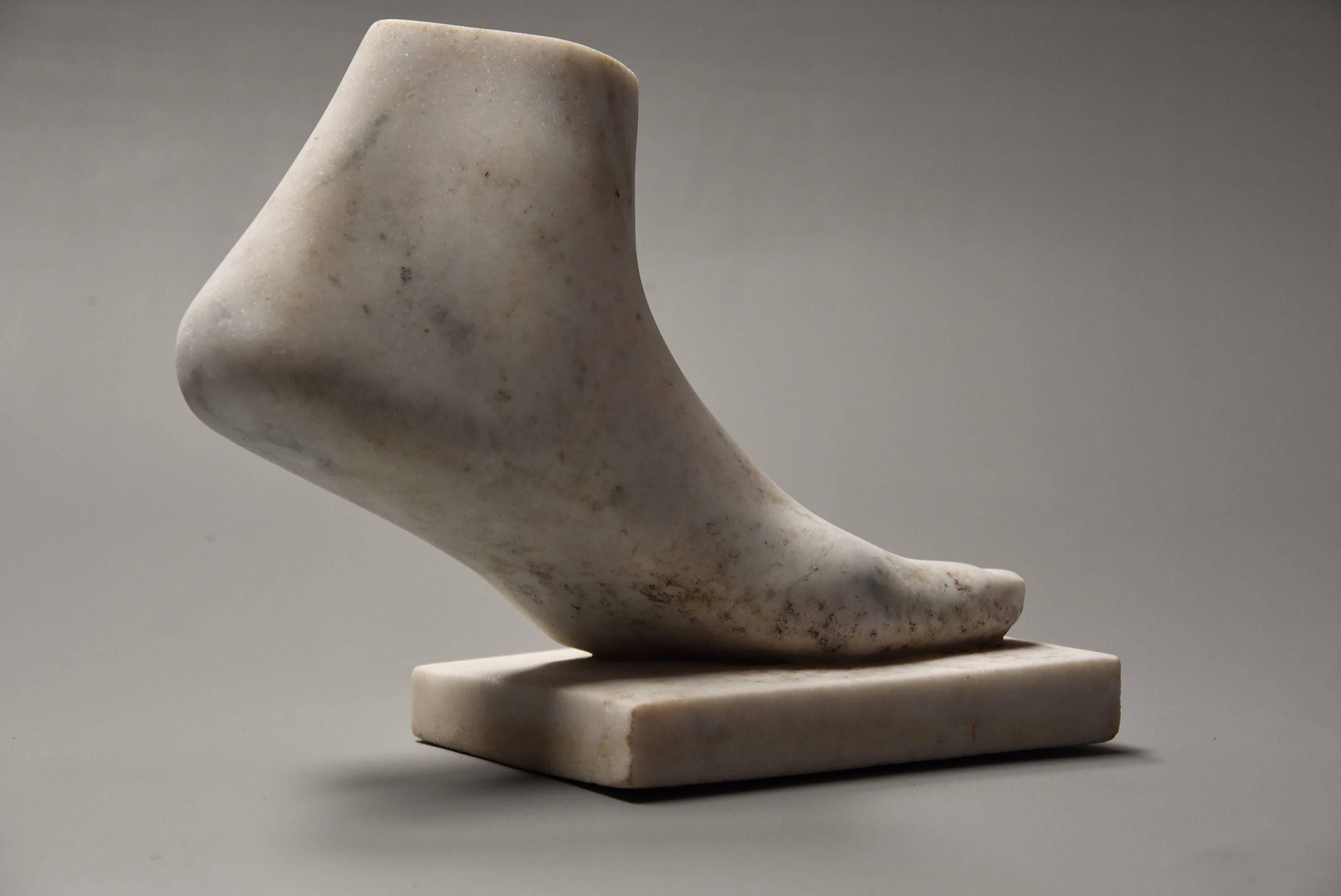 Late 19th Century Grand Tour Style Marble Sculpture of a Foot, after the Antique 1
