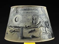 Christian Berard, Lamp base with Painted Shade, 1937
