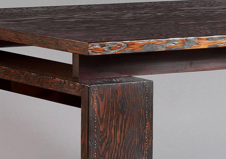 André Sornay Oregon Pine Dining Room Table, circa 1935 For Sale at