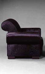 Marc du Plantier, Rare Pair of Comfortable Armchairs, circa 1936
