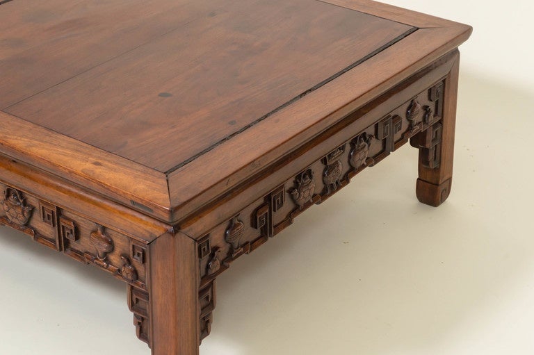 Qing Chinese Rosewood Center Table or Cocktail Table, circa 1890