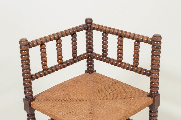 Joinery English Country Corner Chair, circa 1880