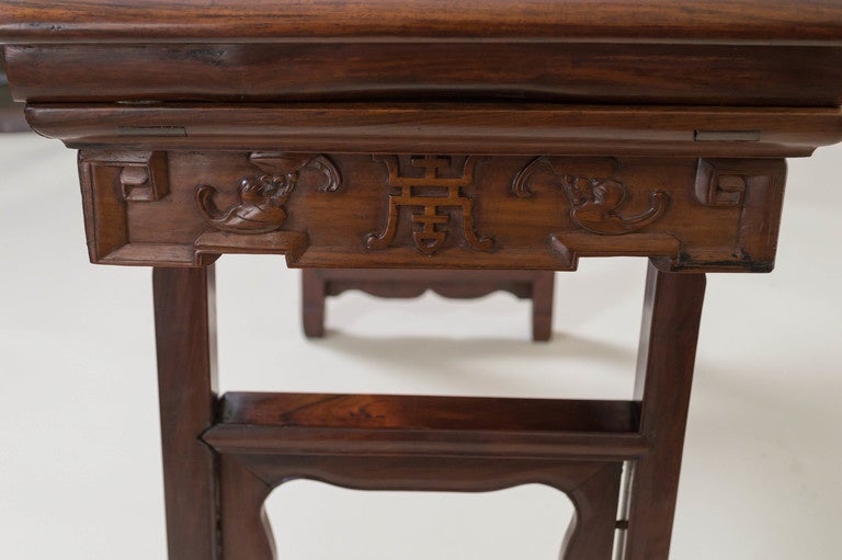 Chinese Rosewood Altar Table, Late Qing Dynasty, circa 1900 5