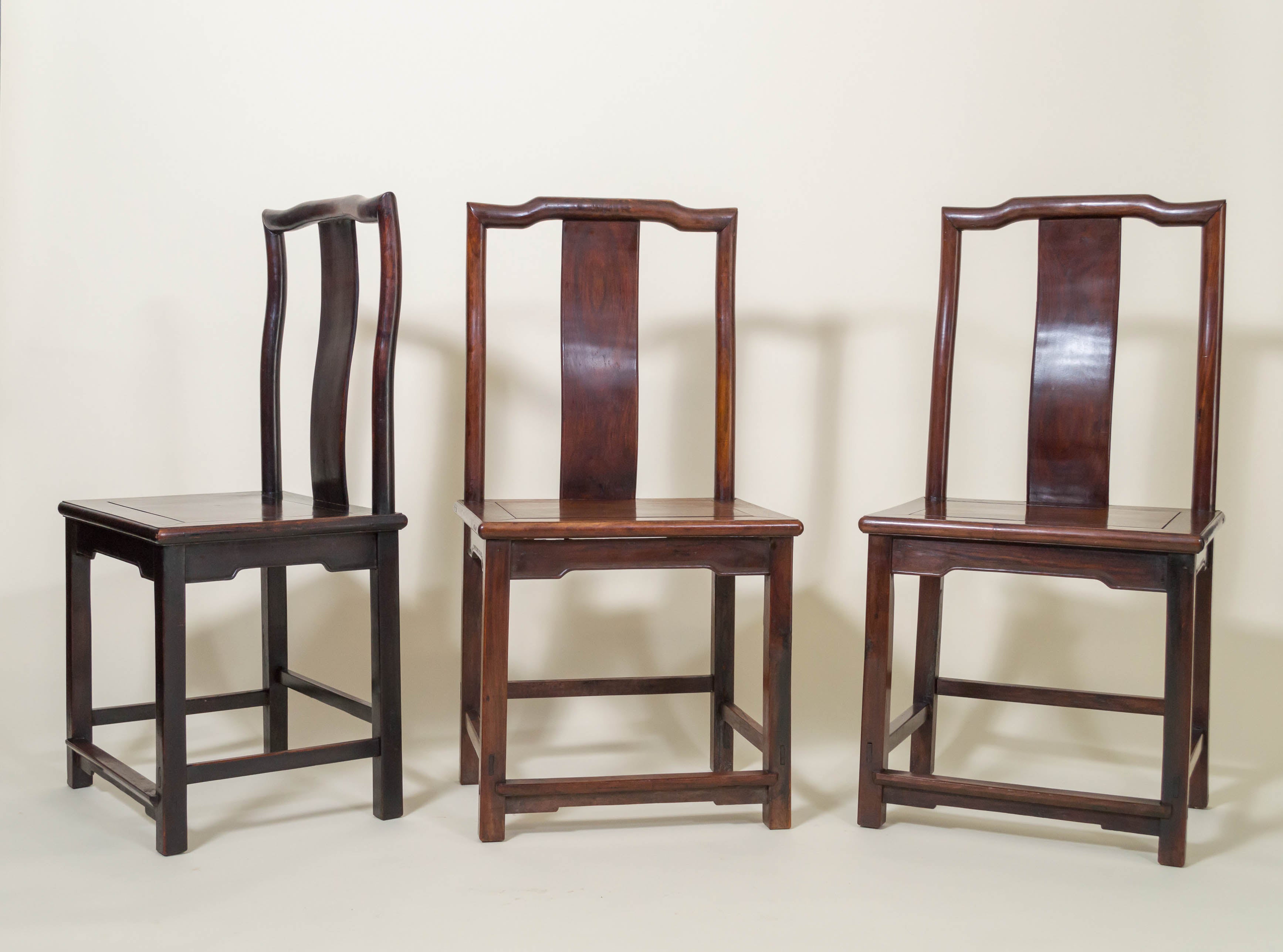 Set of Six 19th Century Chinese Rosewood Chairs in the Ming Dynasty Style