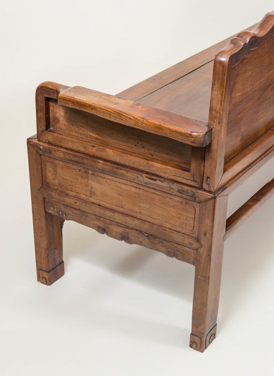 Chinese Rosewood Bench/Bed Late Qing Dynasty, circa 1890 5