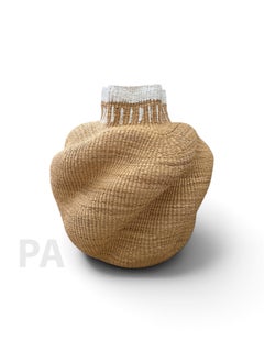 XXL Handmade African Wave Floor Basket for Home Decorative Baskets