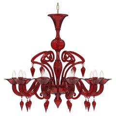 Canova Handmade Modern Chandelier in Murano Glass Italian Style