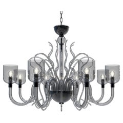 Raffaello Lustre de luxe en verre de Murano Design artisanal moderne