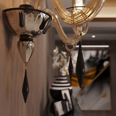 CELLINI Luxury Murano Glass Wall Sconces – Handcrafted Italian Lighting