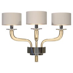 TIEPOLO Murano Glass Wall Sconce, Handcrafted Wall Lamp