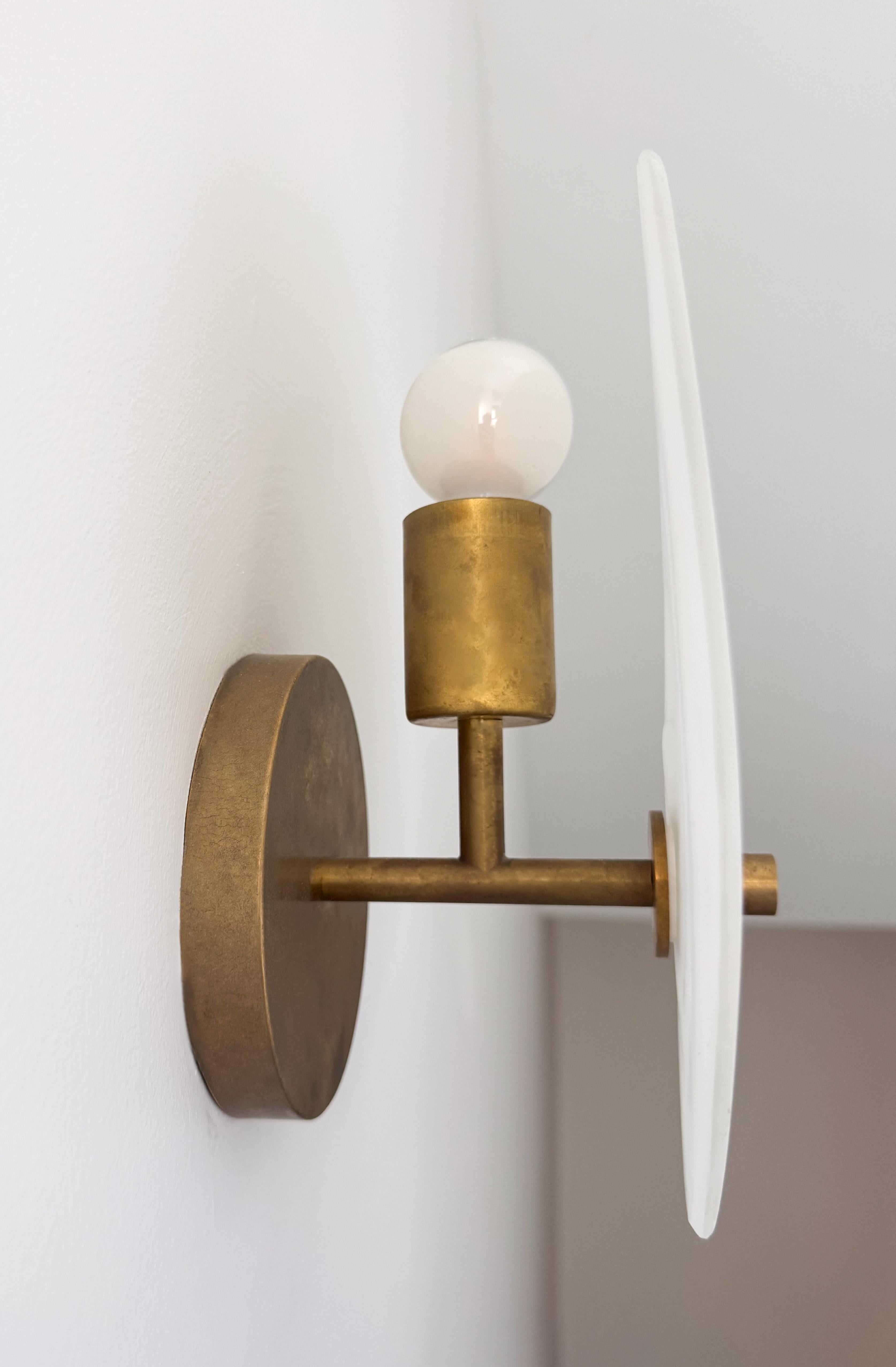 Clypea Sconce by Brent Warr Studios For Sale 1