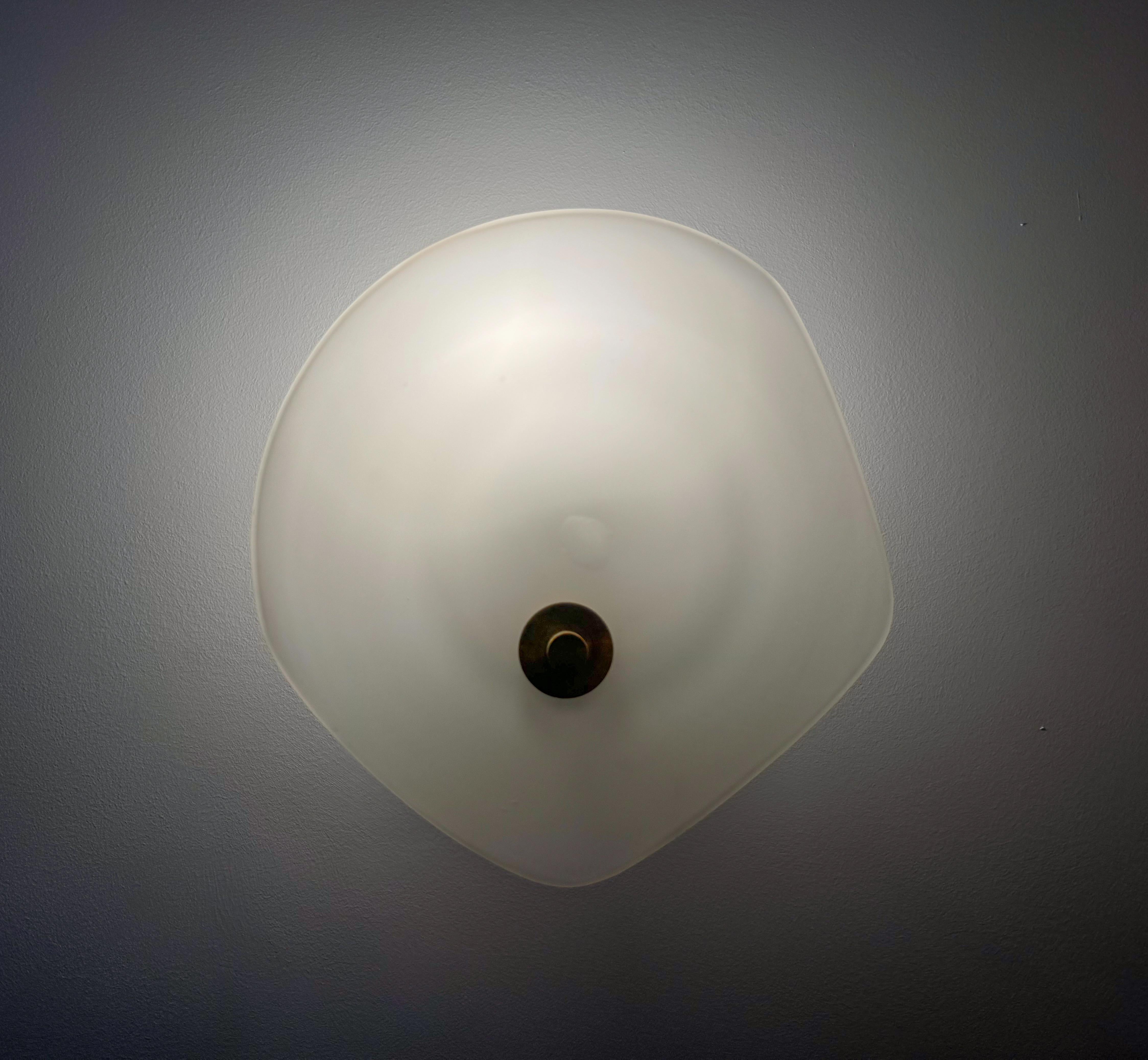 Contemporary Clypea Sconce by Brent Warr Studios For Sale
