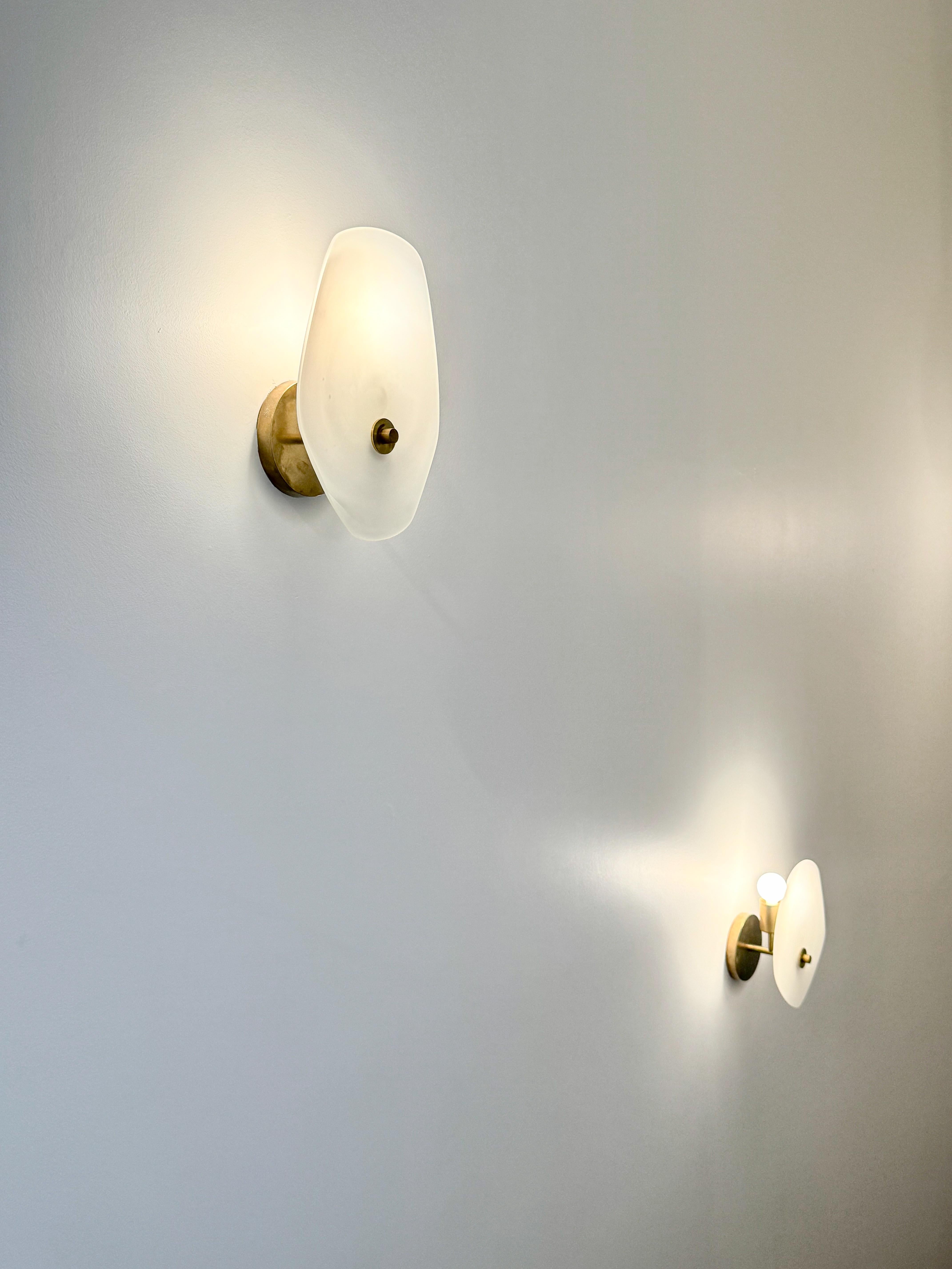 Hand-Crafted Clypea Sconce by Brent Warr Studios For Sale