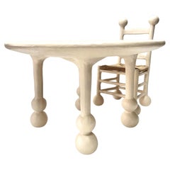 Saucer Dining Set, Includes Four Chairs and 48" Table by Brent Warr Studios