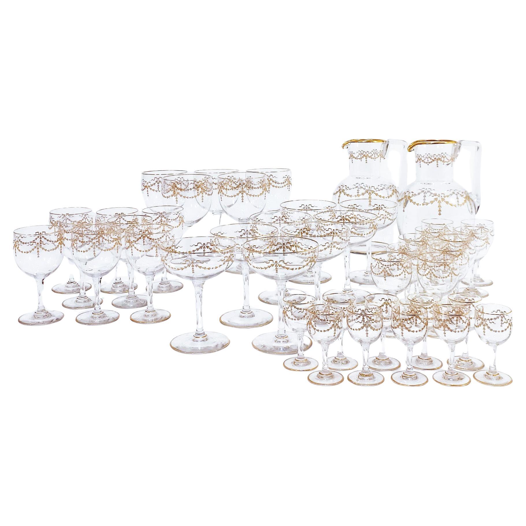 Etched Crystal Serveware