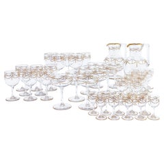 Baccarat. Louis XVI style 43-piece glassware, France, mid-19th century