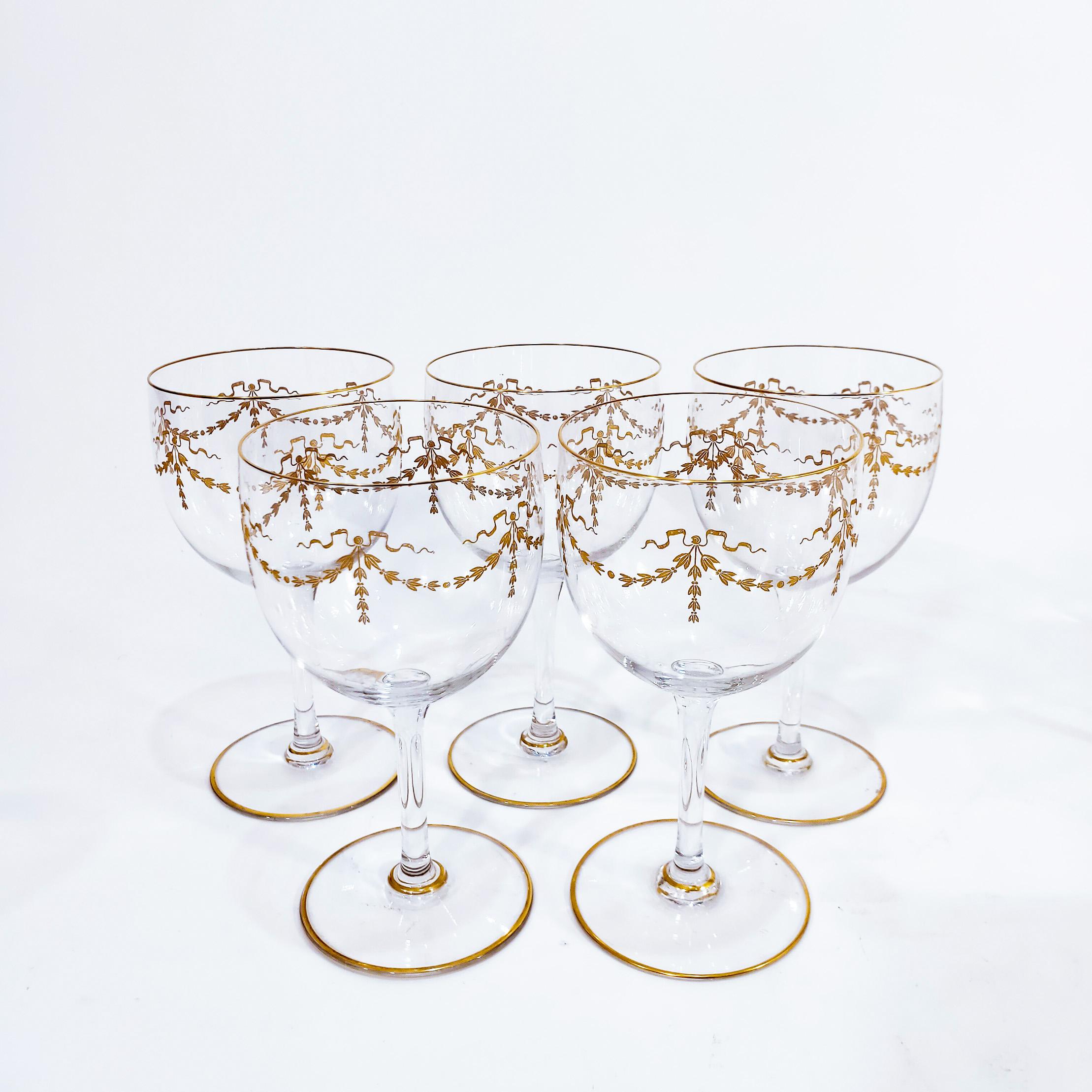 Baccarat. Verrerie de 43 pièces de style Louis XVI, France, milieu du 19e siècle en vente 5